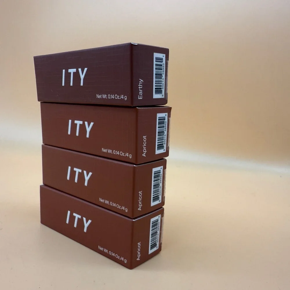 Set of 4 Soft Matte Velvet Lip Clay Apricot (3 pcs) & Earthy (1 pc) Mousse‎